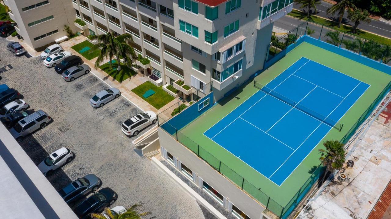 Apartment On The Beach With Terrace Ocean View, Brisas Cancun 01 By Beach & Ocean Apartments Ngoại thất bức ảnh