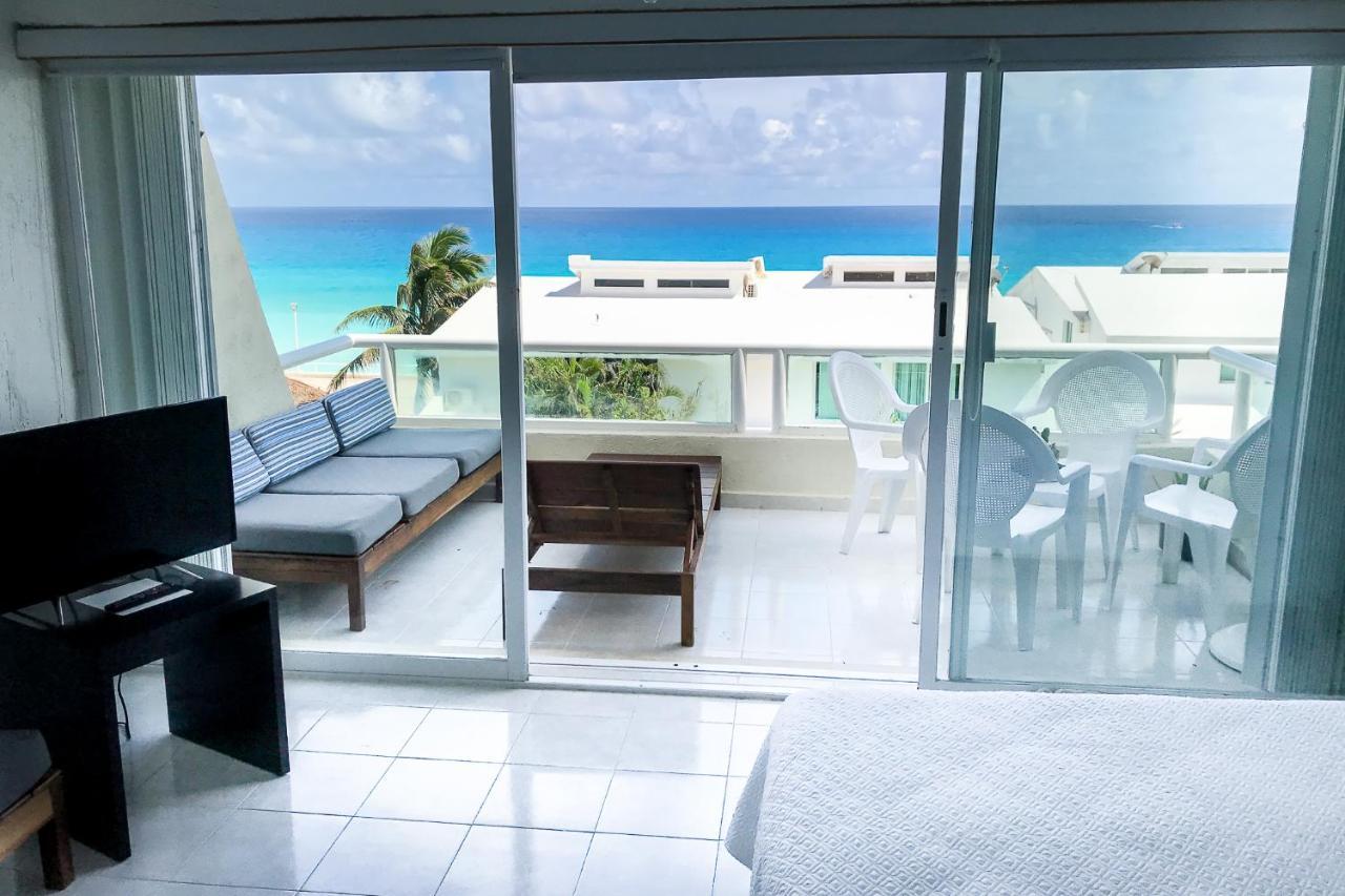 Apartment On The Beach With Terrace Ocean View, Brisas Cancun 01 By Beach & Ocean Apartments Ngoại thất bức ảnh