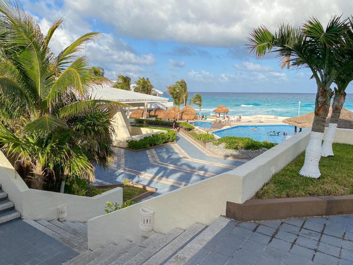 Apartment On The Beach With Terrace Ocean View, Brisas Cancun 01 By Beach & Ocean Apartments Ngoại thất bức ảnh