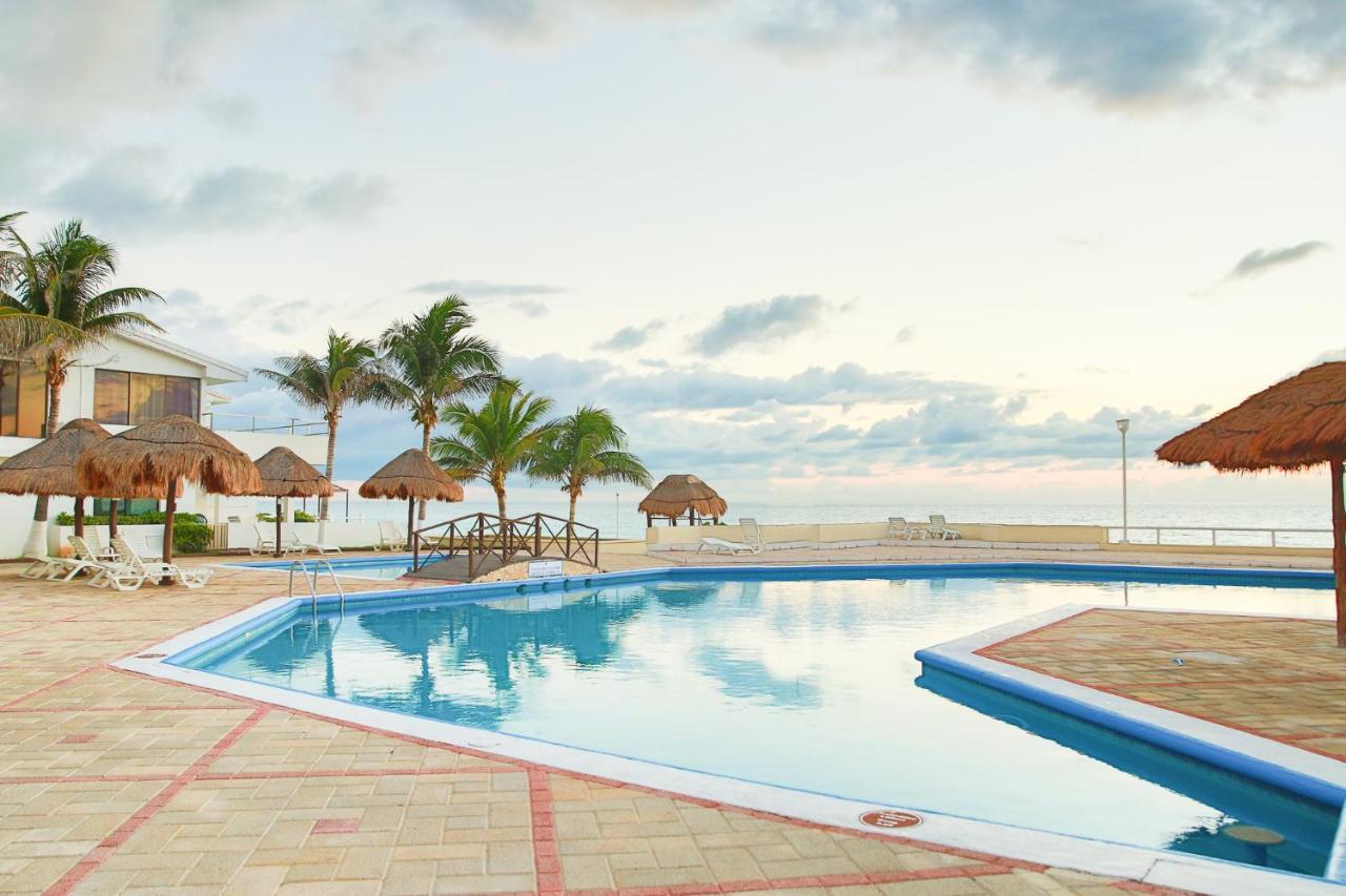 Apartment On The Beach With Terrace Ocean View, Brisas Cancun 01 By Beach & Ocean Apartments Ngoại thất bức ảnh