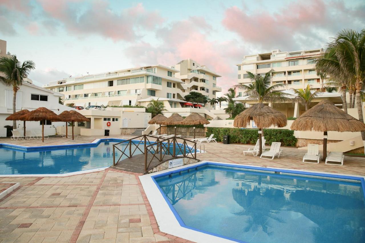 Apartment On The Beach With Terrace Ocean View, Brisas Cancun 01 By Beach & Ocean Apartments Ngoại thất bức ảnh