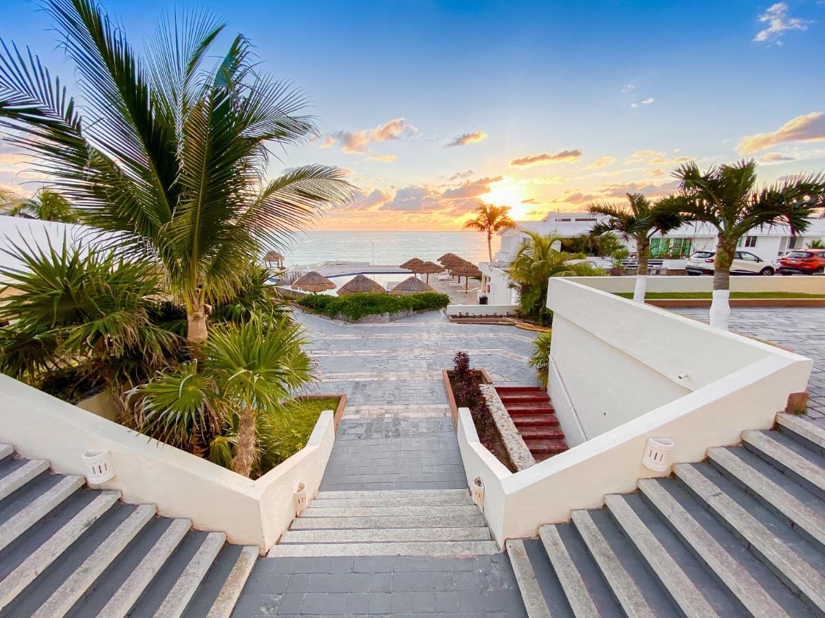 Apartment On The Beach With Terrace Ocean View, Brisas Cancun 01 By Beach & Ocean Apartments Ngoại thất bức ảnh