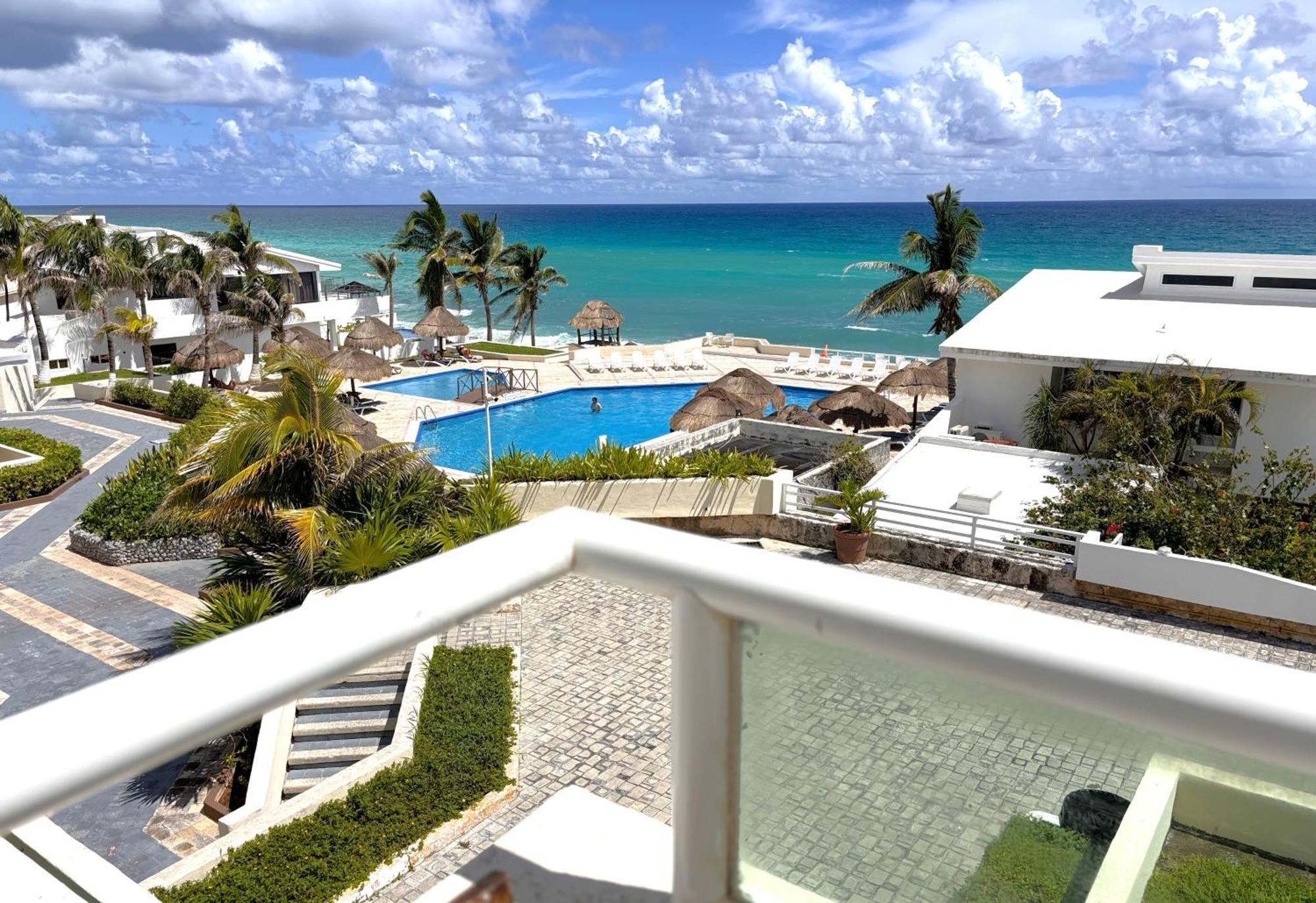 Apartment On The Beach With Terrace Ocean View, Brisas Cancun 01 By Beach & Ocean Apartments Ngoại thất bức ảnh